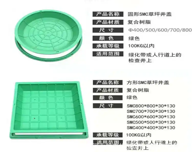 登封树脂复合种植井盖展示